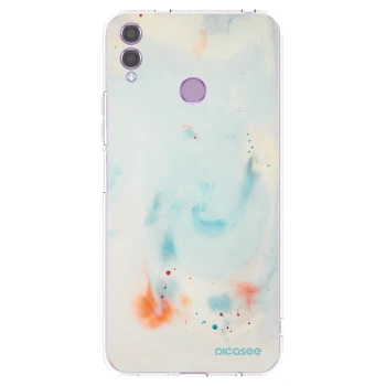 Picasee silikónový prehľadný obal pre Honor 8X - Splash