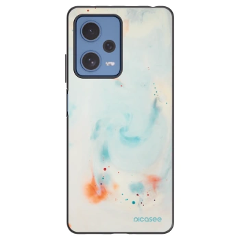 Picasee silikónový čierny obal pre Xiaomi Redmi Note 12 Pro 5G - Splash
