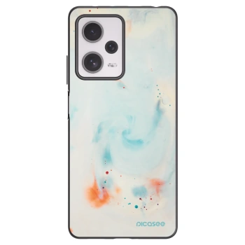 Picasee silikónový čierny obal pre Xiaomi Redmi Note 12 Pro+ 5G - Splash