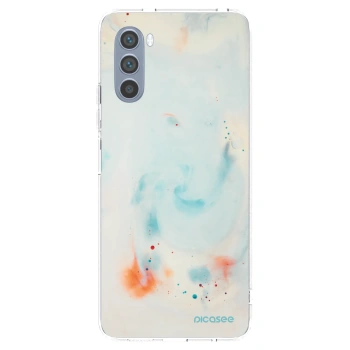 Picasee silikónový prehľadný obal pre Motorola Moto G62 - Splash