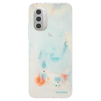 Picasee silikónový prehľadný obal pre Motorola Moto G51 - Splash