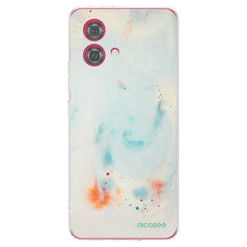 Picasee silikónový prehľadný obal pre Motorola Moto G84 5G - Splash
