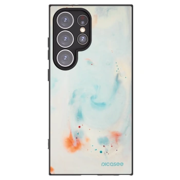 Picasee silikónový čierny obal pre Samsung Galaxy S24 Ultra S928B 5G - Splash