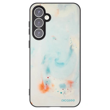 Picasee silikónový čierny obal pre Samsung Galaxy S23 FE S711B - Splash