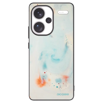 Picasee silikónový čierny obal pre Xiaomi Redmi Note 13 Pro+ 5G - Splash