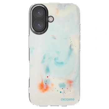 Picasee silikónový prehľadný obal pre Apple iPhone 16 - Splash