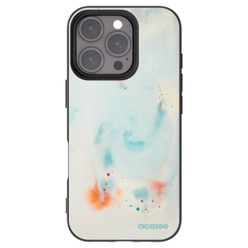 Picasee silikónový čierny obal pre Apple iPhone 16 Pro - Splash