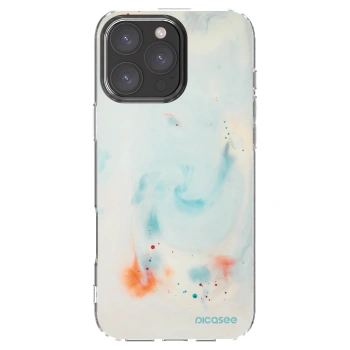 Picasee silikónový prehľadný obal pre Apple iPhone 16 Pro Max - Splash