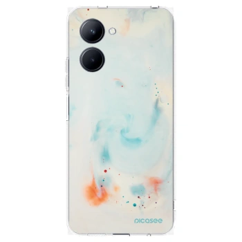 Picasee silikónový prehľadný obal pre Realme C33 (2023) - Splash