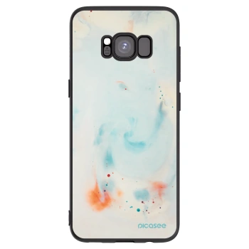 Picasee silikónový čierny obal pre Samsung Galaxy S8 G950F - Splash