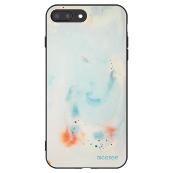 Picasee silikónový čierny obal pre Apple iPhone 7 Plus - Splash