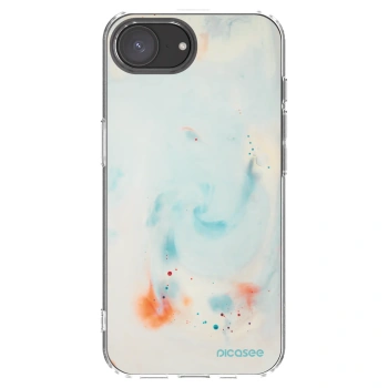 Picasee silikónový prehľadný obal pre Apple iPhone 16e - Splash
