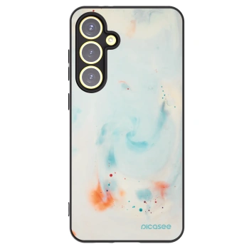 Picasee silikónový čierny obal pre Samsung Galaxy S24 FE S721B - Splash