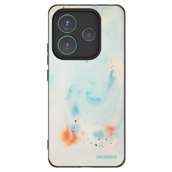 Picasee silikónový čierny obal pre Xiaomi Redmi Note 14 5G - Splash