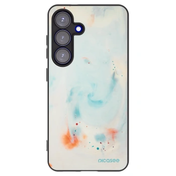 Picasee silikónový čierny obal pre Samsung Galaxy S25 5G - Splash