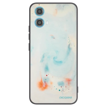 Picasee silikónový čierny obal pre Motorola Moto G34 5G - Splash