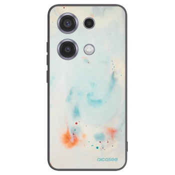 Picasee silikónový čierny obal pre Xiaomi Redmi Note 14S - Splash