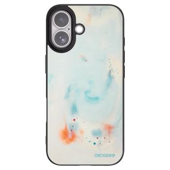 Picasee silikónový čierny obal pre Apple iPhone 17 - Splash