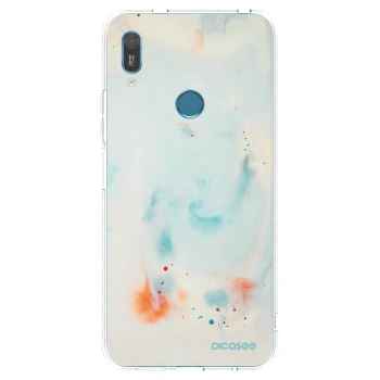Picasee silikónový prehľadný obal pre Huawei Y6 2019 - Splash