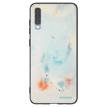 Picasee silikónový čierny obal pre Samsung Galaxy A70 A705F - Splash
