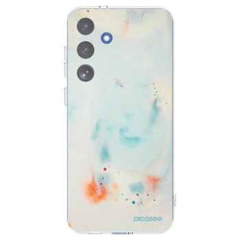 Picasee silikónový prehľadný obal pre Samsung Galaxy S25 FE 5G - Splash
