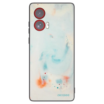 Picasee silikónový čierny obal pre Motorola Edge 50 Fusion - Splash