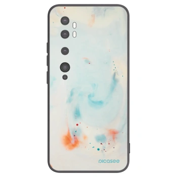 Picasee silikónový čierny obal pre Xiaomi Mi Note 10 (Pro) - Splash