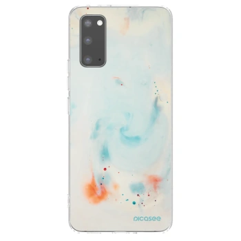 Picasee silikónový prehľadný obal pre Samsung Galaxy S20 G980F - Splash