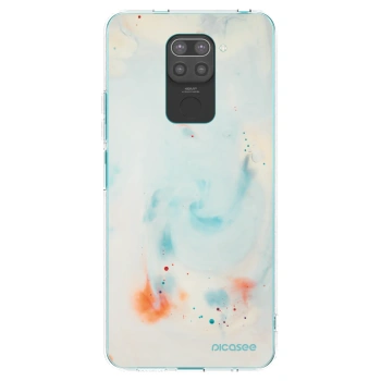 Picasee silikónový čierny obal pre Xiaomi Redmi Note 9 - Splash