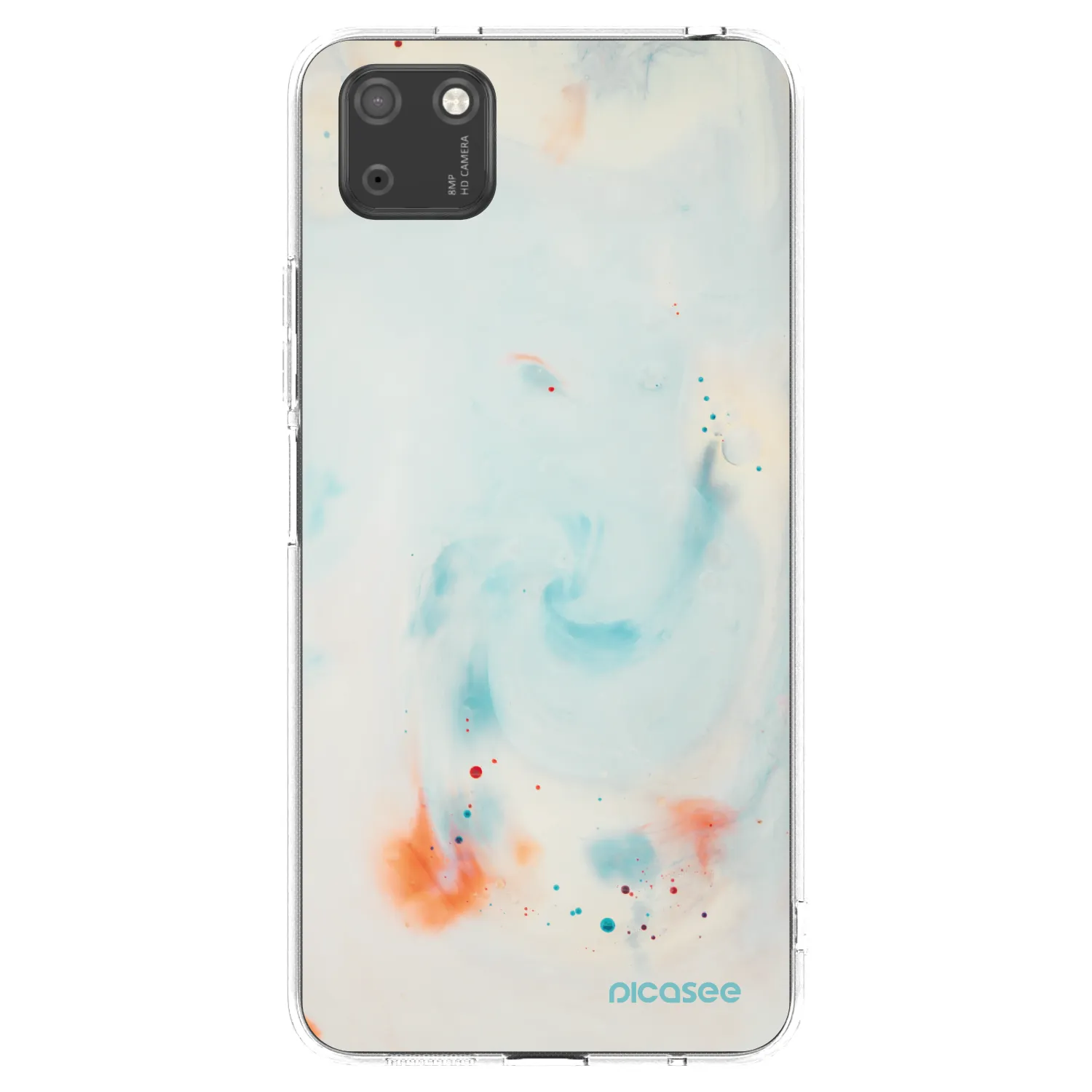 Picasee silikónový prehľadný obal pre Huawei Y5P - Splash