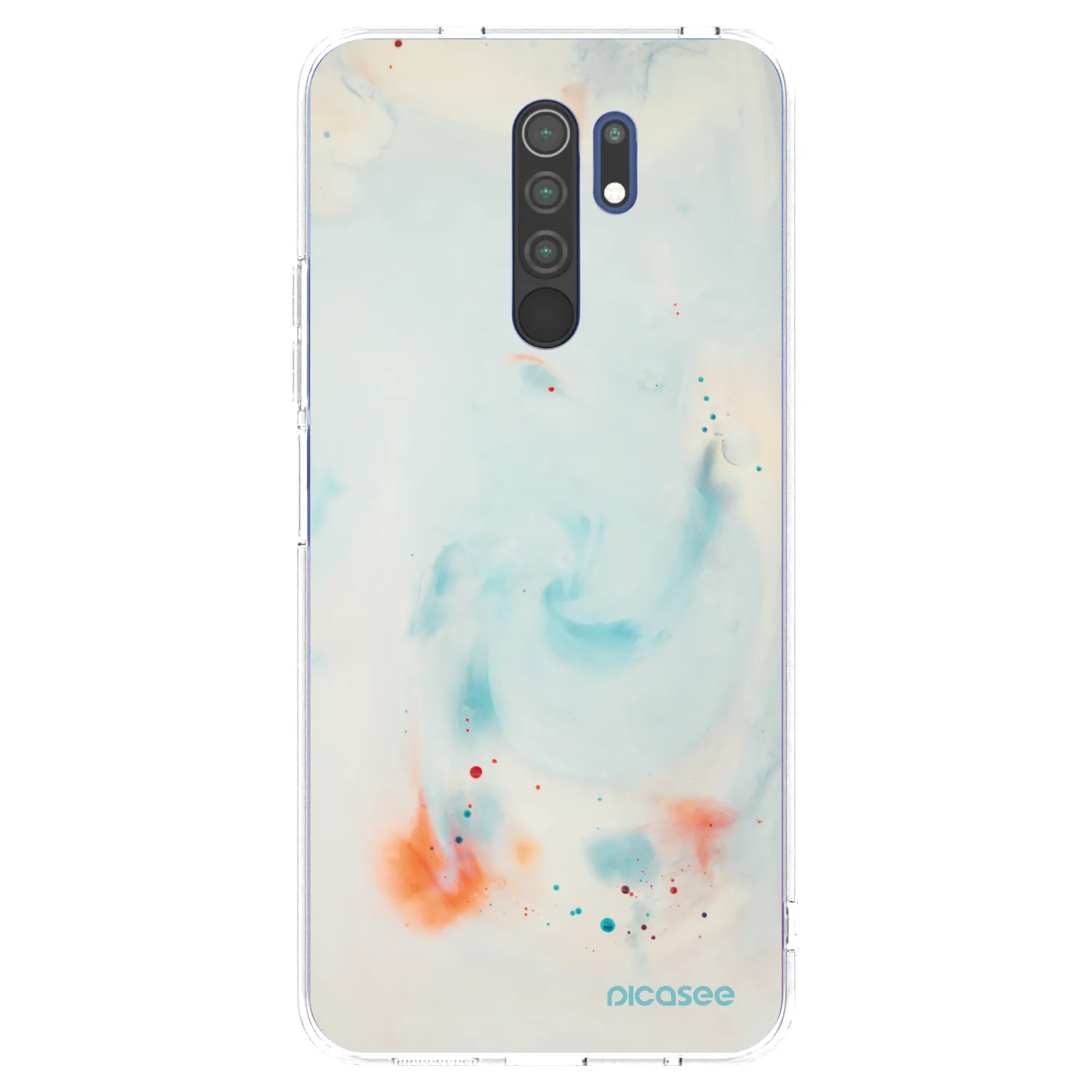 Picasee silikónový prehľadný obal pre Xiaomi Redmi 9 - Splash