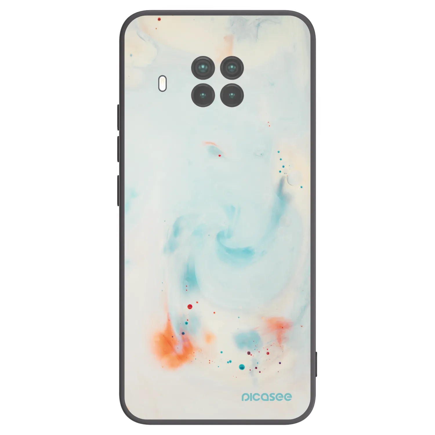 Picasee silikónový čierny obal pre Xiaomi Mi 10T Lite - Splash