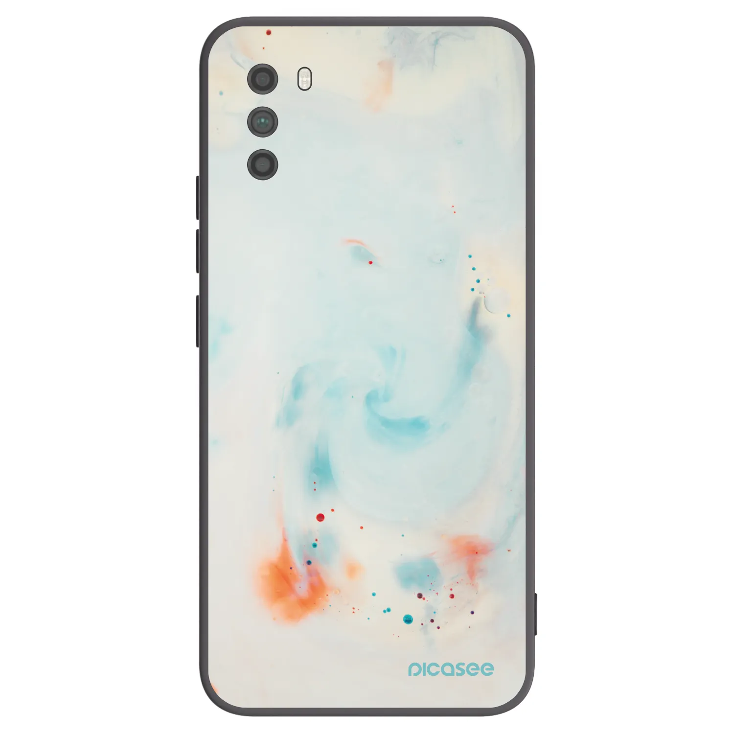 Picasee silikónový čierny obal pre Xiaomi Poco M3 - Splash