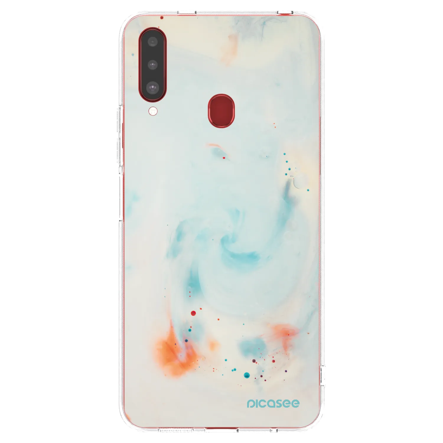 Picasee silikónový prehľadný obal pre Samsung Galaxy A20s - Splash