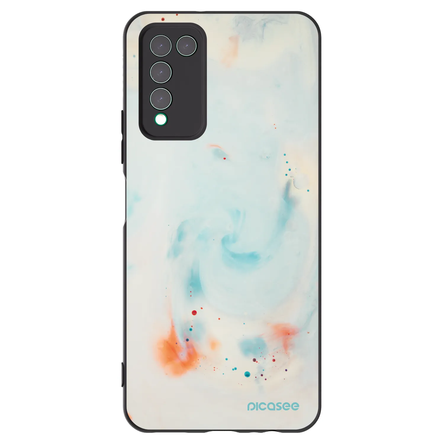 Picasee silikónový čierny obal pre Honor 10X Lite - Splash