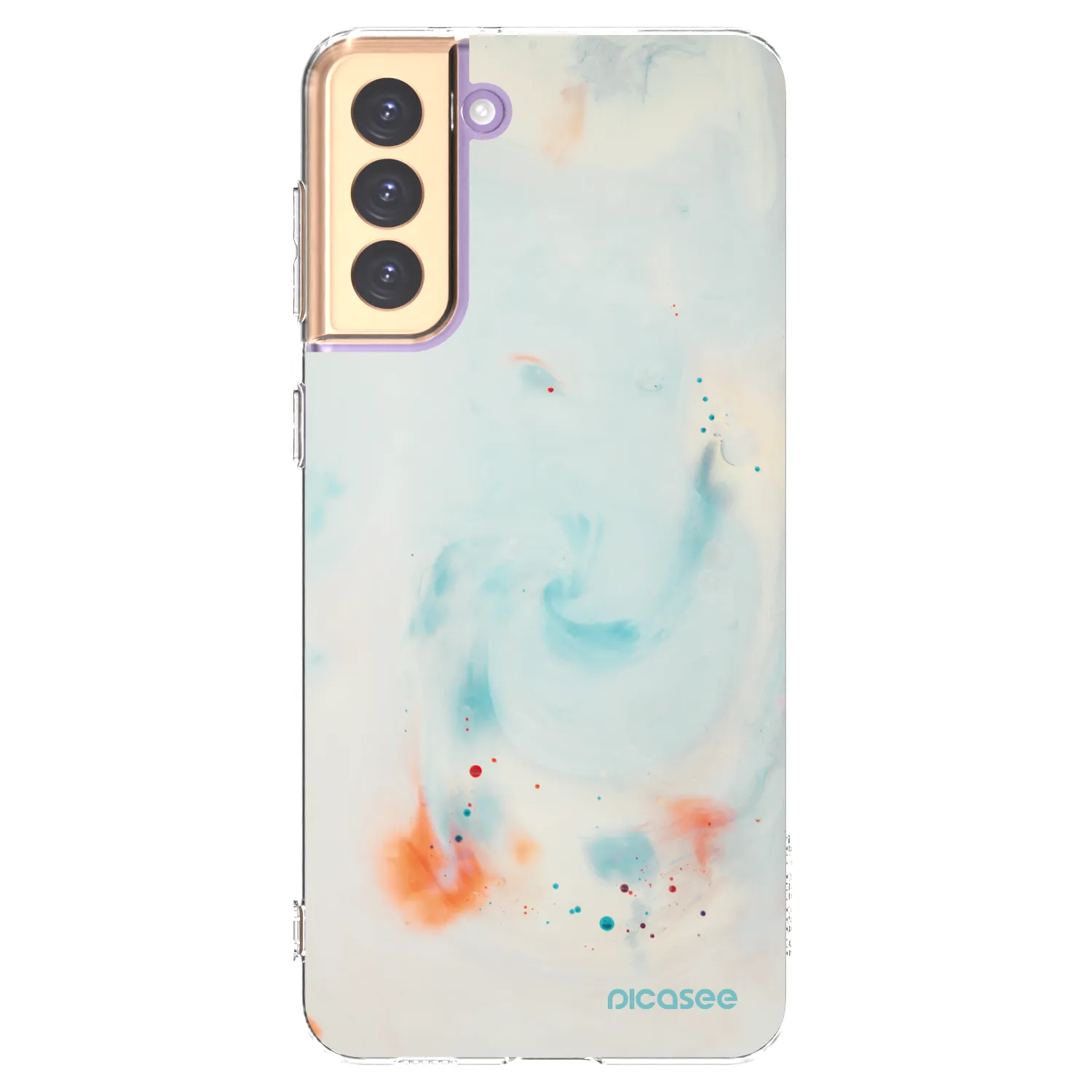 Picasee silikónový prehľadný obal pre Samsung Galaxy S21+ 5G G996F - Splash