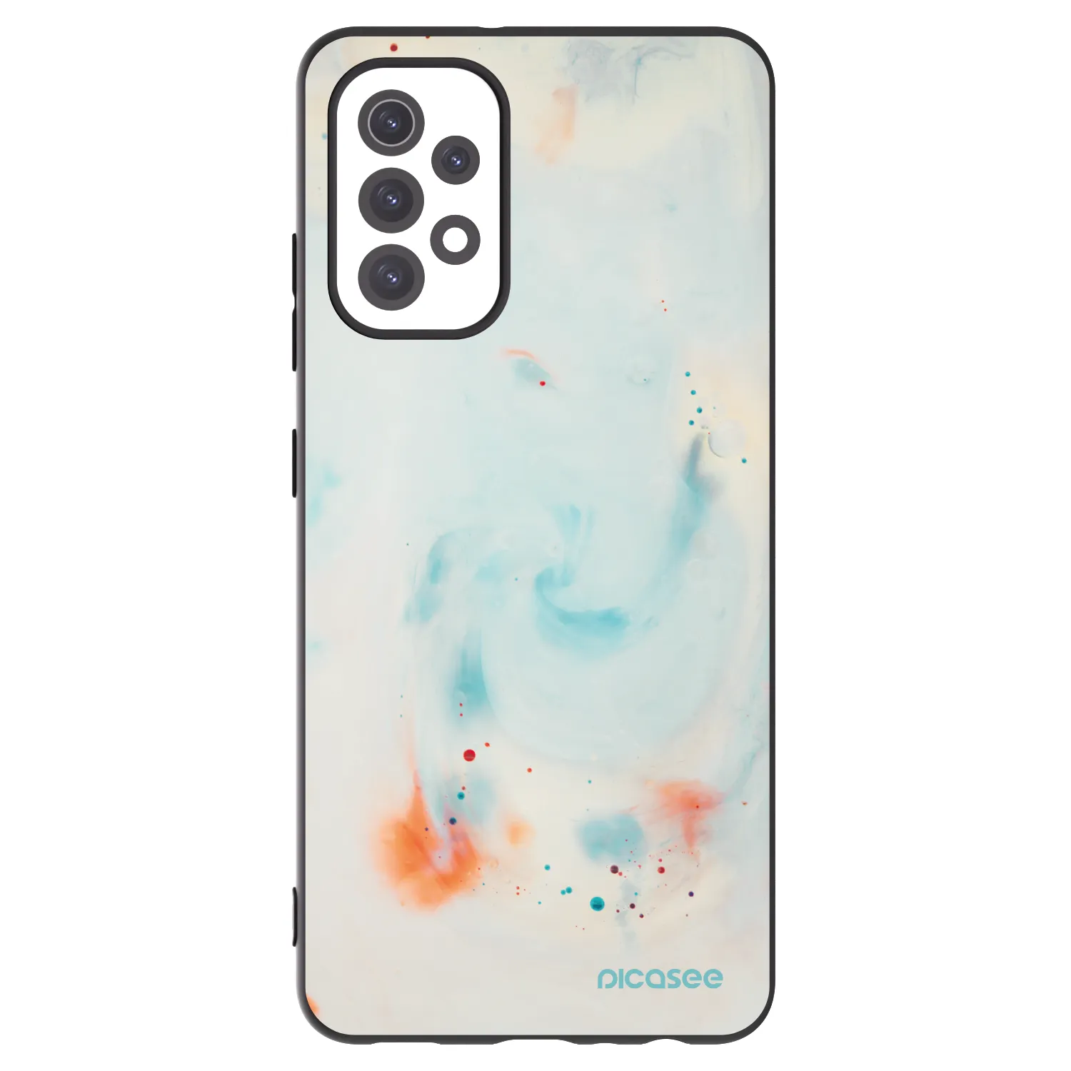 Picasee silikónový čierny obal pre Samsung Galaxy A32 5G A326B - Splash