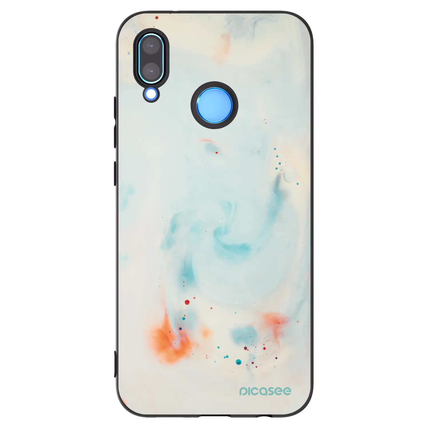 Picasee silikónový čierny obal pre Huawei P20 Lite - Splash