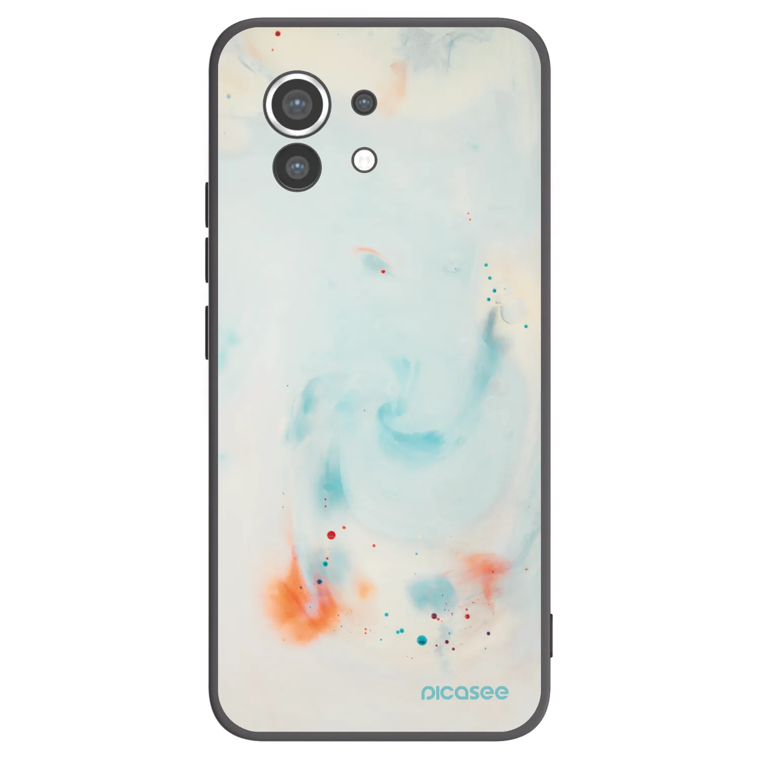 Picasee silikónový čierny obal pre Xiaomi Mi 11 - Splash
