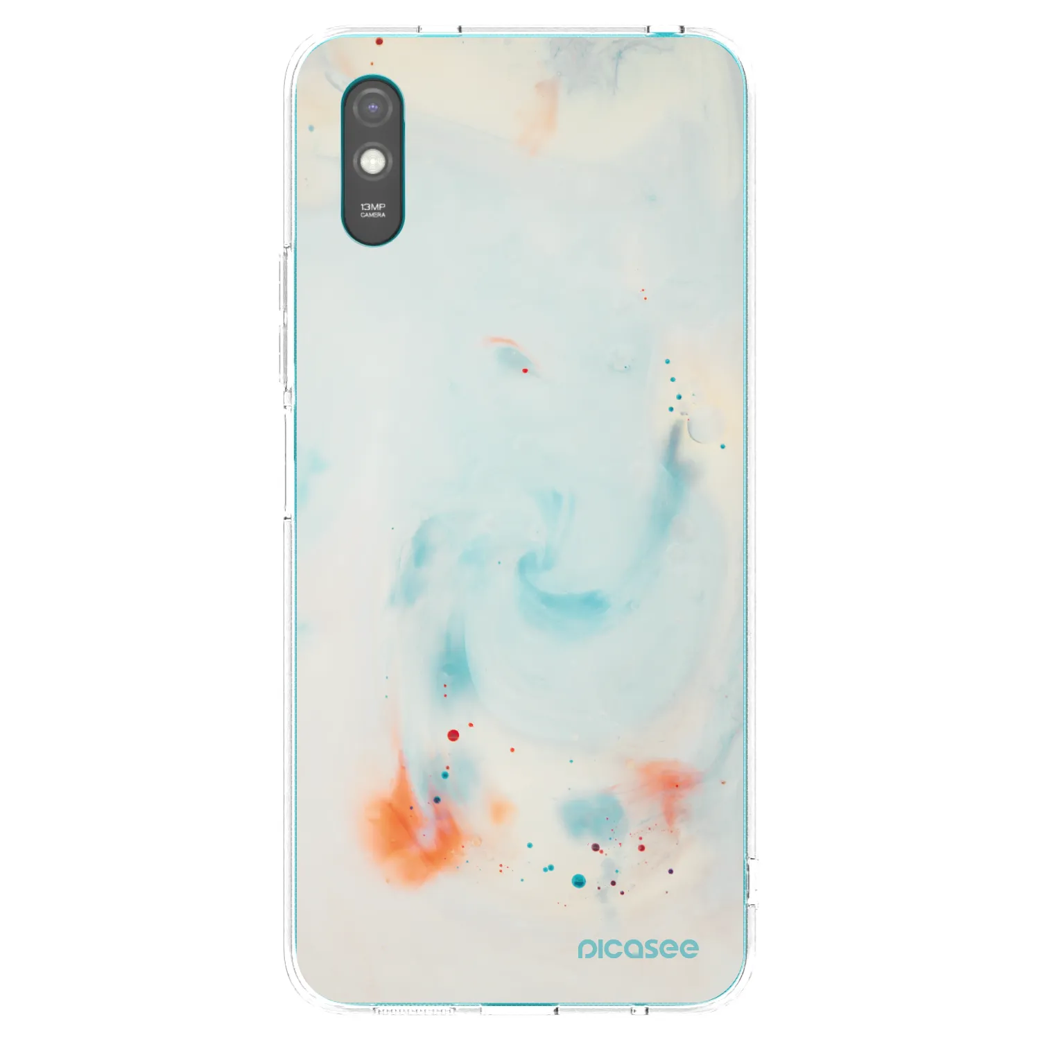Picasee silikónový prehľadný obal pre Xiaomi Redmi 9AT - Splash