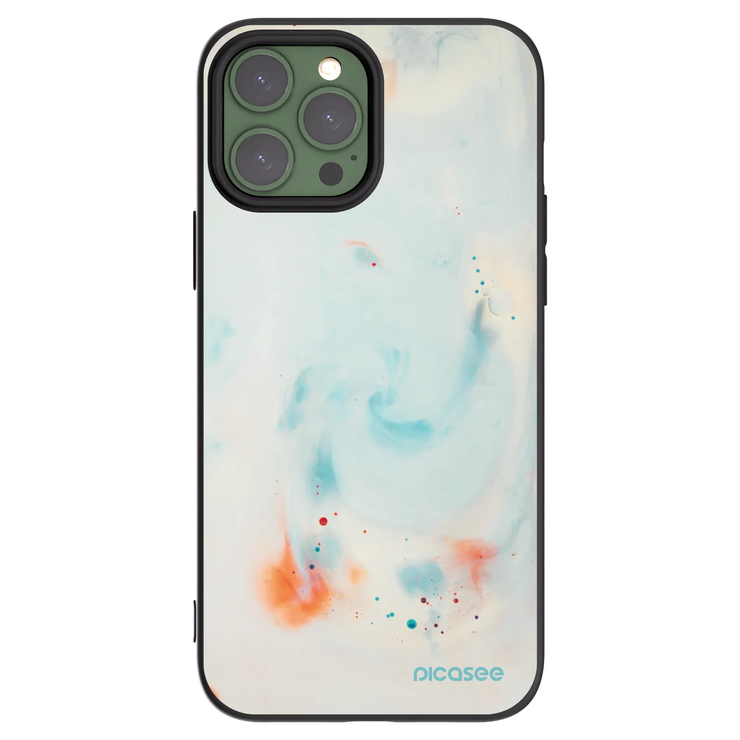 Silikónový čierny obal pre Apple iPhone 13 Pro Max - Splash