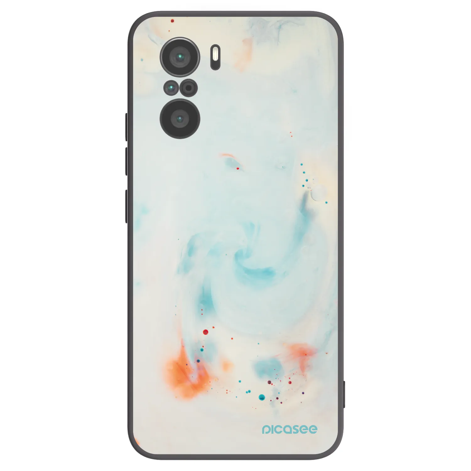 Picasee silikónový čierny obal pre Xiaomi Poco F3 - Splash