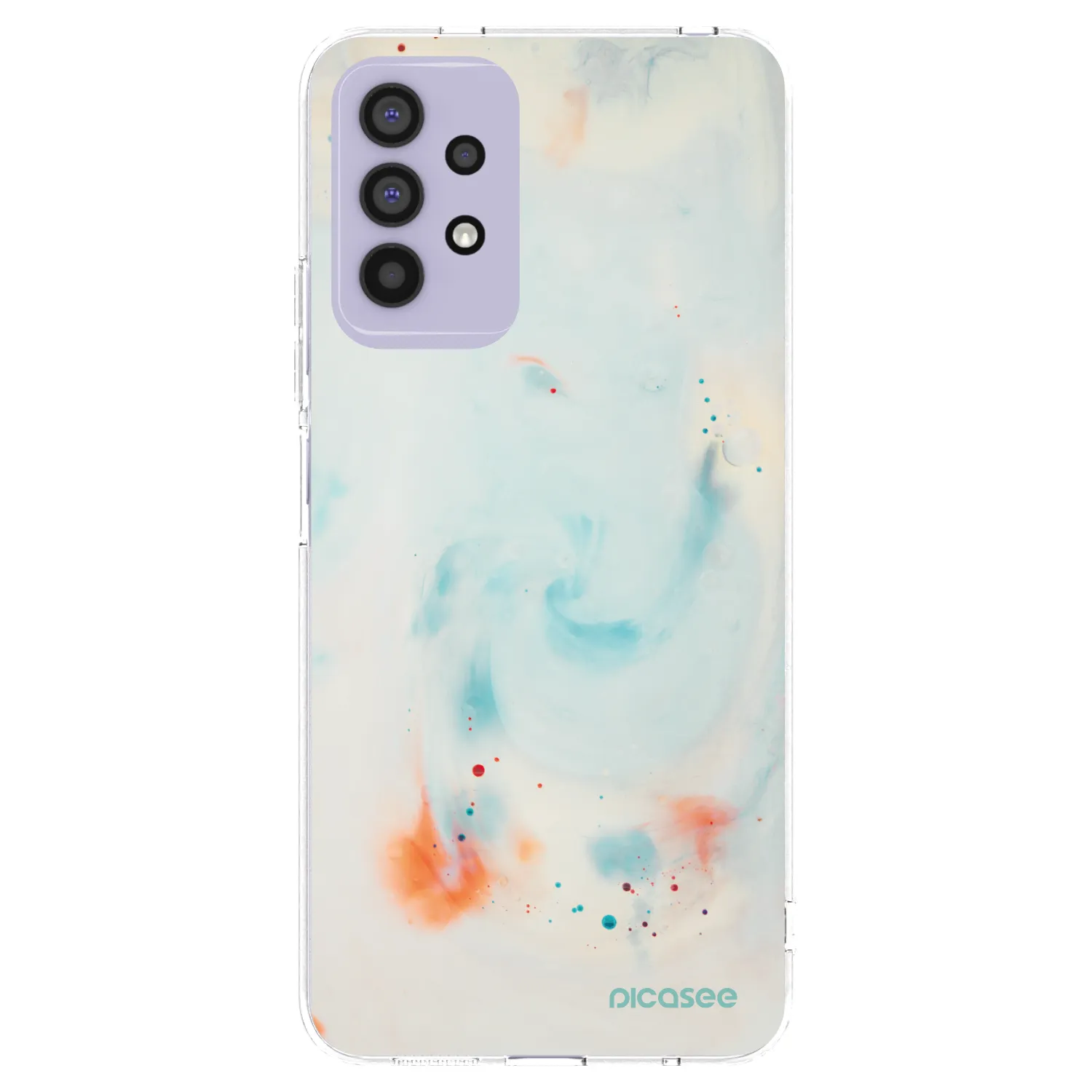 Picasee silikónový prehľadný obal pre Samsung Galaxy A32 4G SM-A325F - Splash