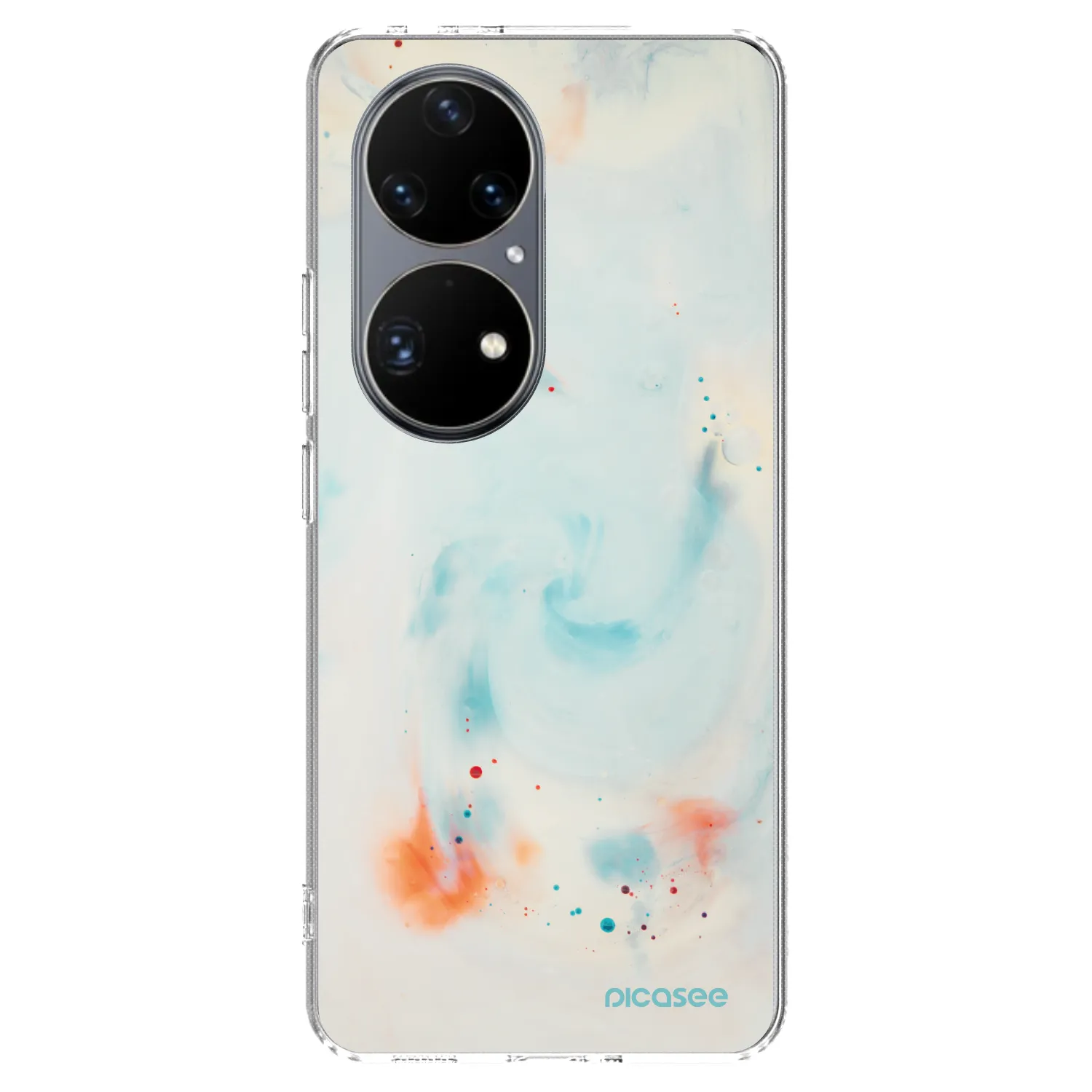 Picasee silikónový prehľadný obal pre Huawei P50 - Splash