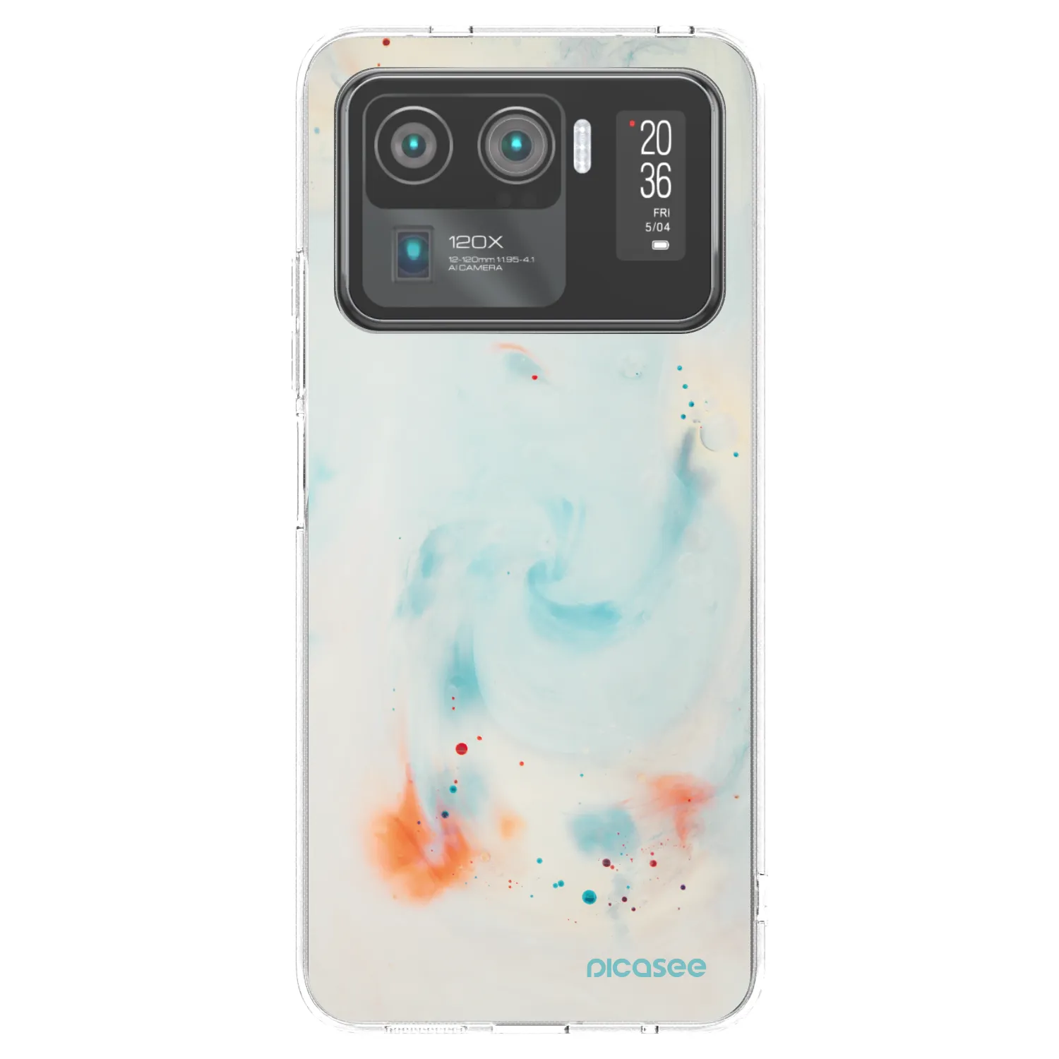 Picasee silikónový prehľadný obal pre Xiaomi Mi 11 Ultra - Splash