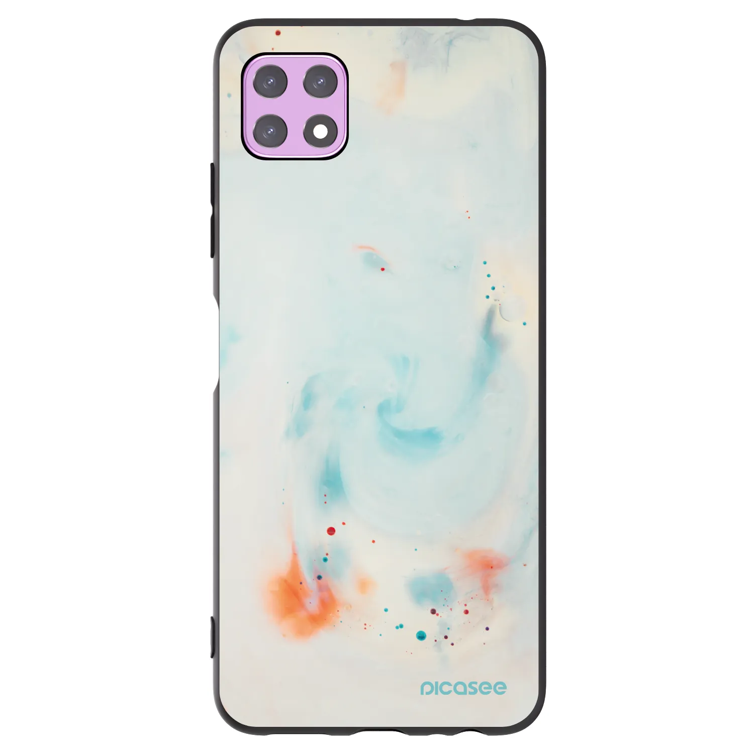Picasee silikónový čierny obal pre Samsung Galaxy A22 A226B 5G - Splash