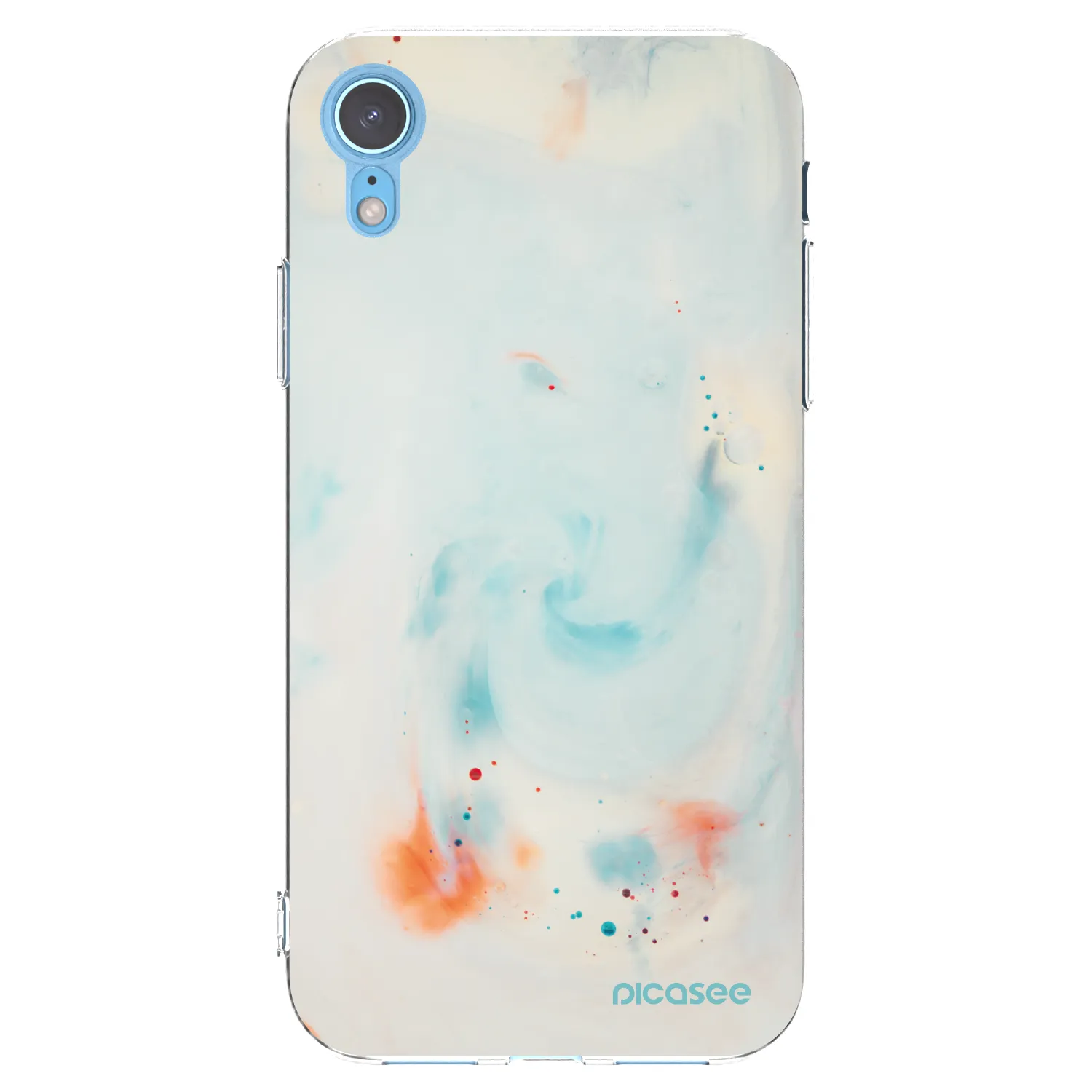 Picasee silikónový prehľadný obal pre Apple iPhone XR - Splash