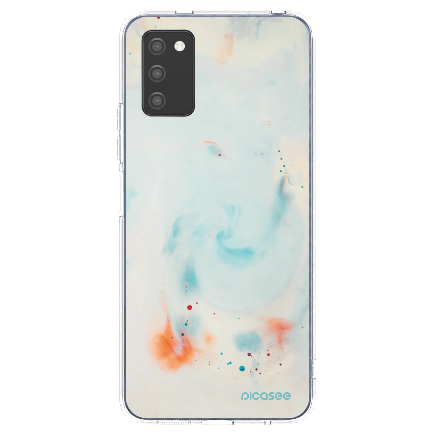 Picasee silikónový prehľadný obal pre Samsung Galaxy A03s A037G - Splash