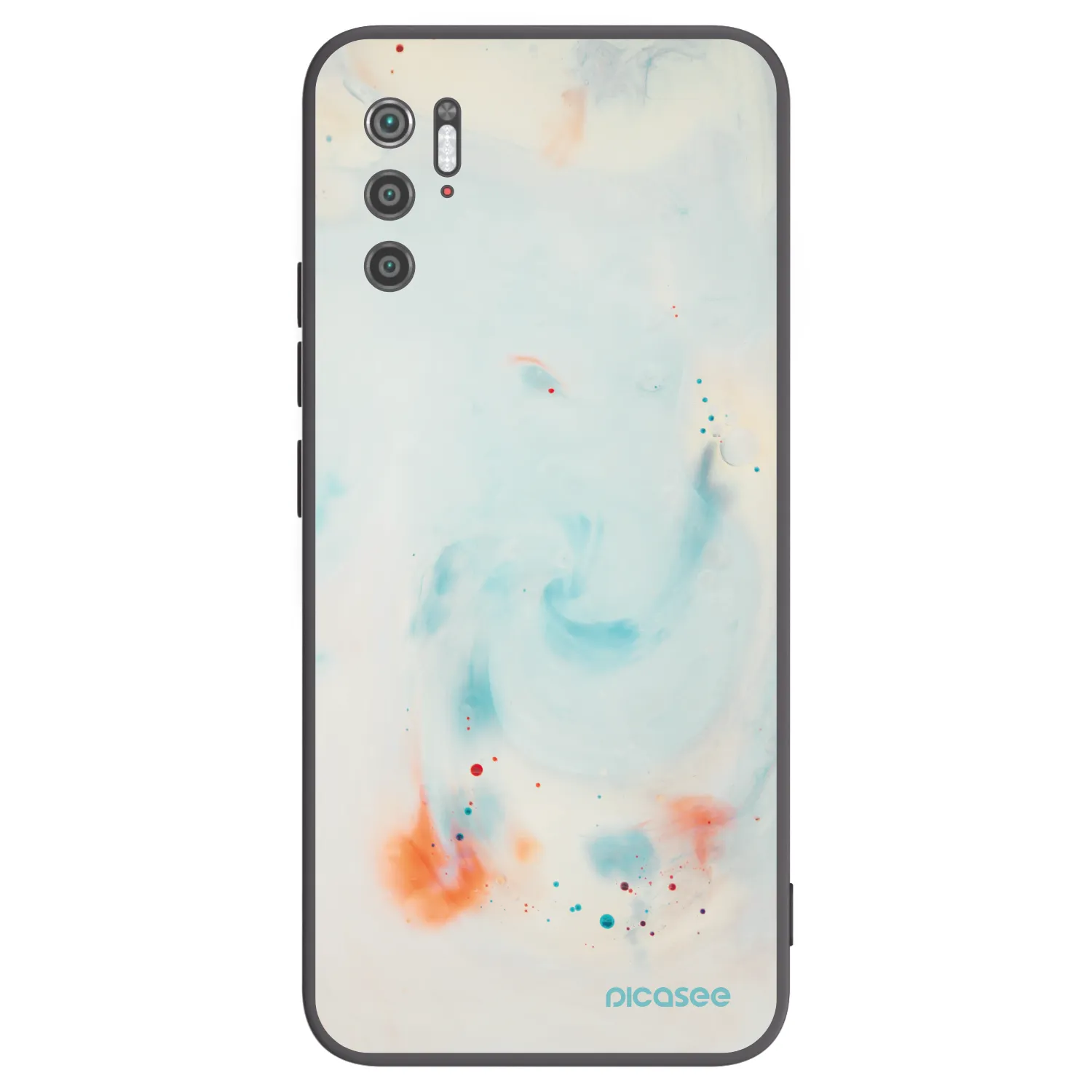 Picasee silikónový čierny obal pre Xiaomi Poco M3 Pro 5G - Splash
