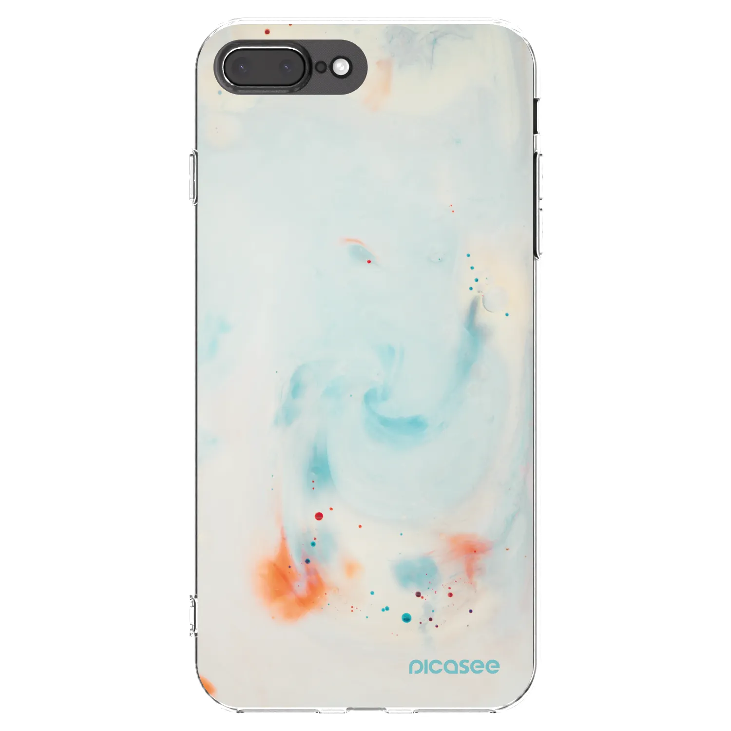 Picasee silikónový prehľadný obal pre Apple iPhone 7 Plus - Splash